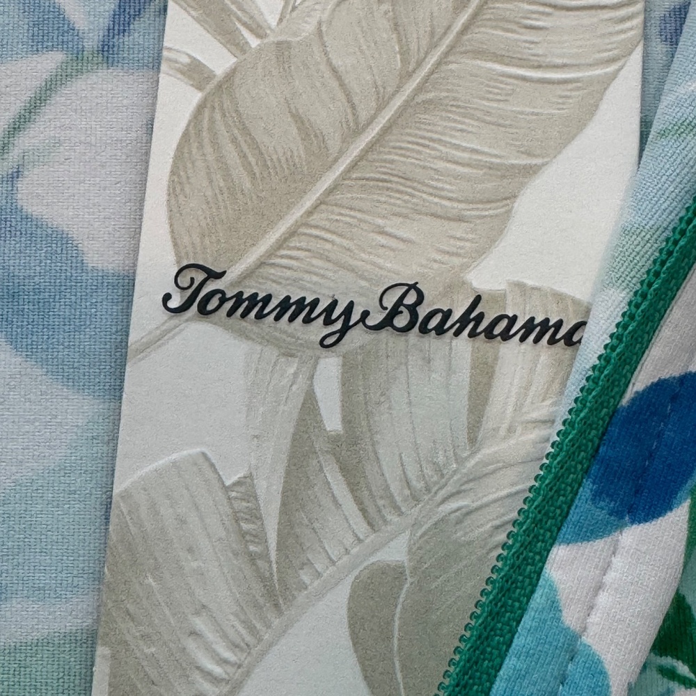 TOMMY BAHAMA Women’s Island Zone Aubrey Seaside Brights Mock Top Size L NWT - Picture 9 of 14